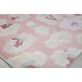 thumbnail image 5 of Elizabeth Sutton VE45C Fierce Abstract Modern Pink Area Rug, 2'0" x 4'0", 5 of 6