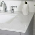 thumbnail image 4 of Pemberly Row Traditional 30" Single Quartz Top Bathroom Vanity in Gray, 4 of 15
