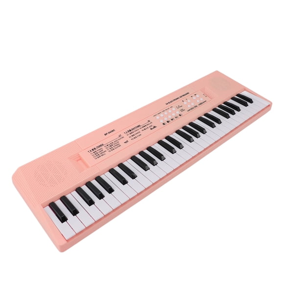 Teclado Piano 54 Teclado Música De Piano Con Cable De Alimentación USB Y Cable De Alimentación USB, Teclado De Piano Eléctrico De Plástico Para Niños Para Niños