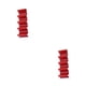 thumbnail image 1 of Soporte para tacos Naiovety tipo plástico en forma de onda 2piezas Rojo, 1 of 6