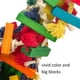 thumbnail image 2 of Juguetes extra grandes para loros y pájaros: bloques de madera multicolores, juguetes para rasgar para pájaros, sugeridos para cacatúas, guacamayos grises africanos y una variedad de loros amazónicos Rojo Verde, 2 of 5
