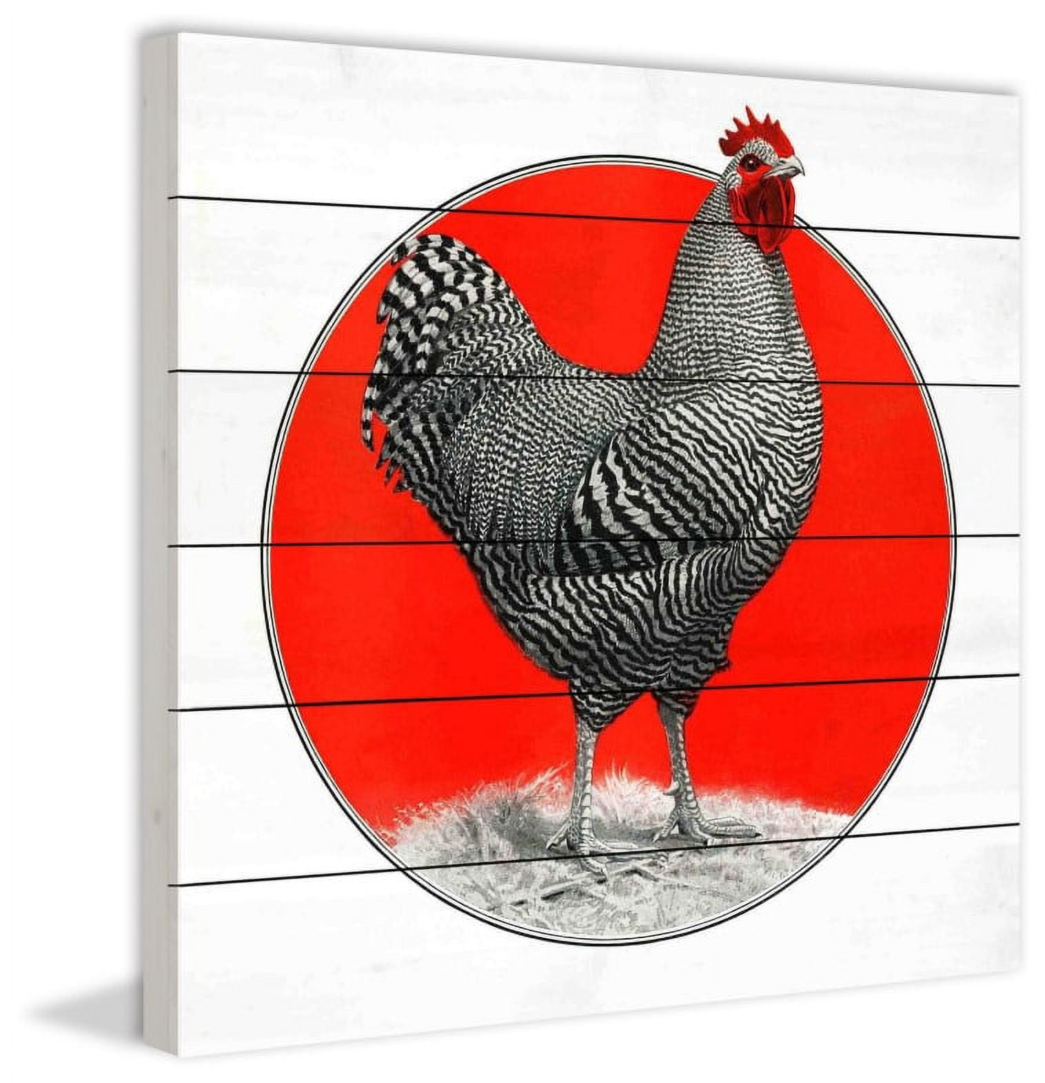 Marmont Hill "Plymouth Rock" Painting Print on White Wood