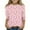 Pink1, variant on KyCheLot Print Tshirts for Girls 3/4 Sleeve Comfy Stretchy Long Sleeve Cute Lightweight Pullover Valentine Tshirt 3-13 Years
