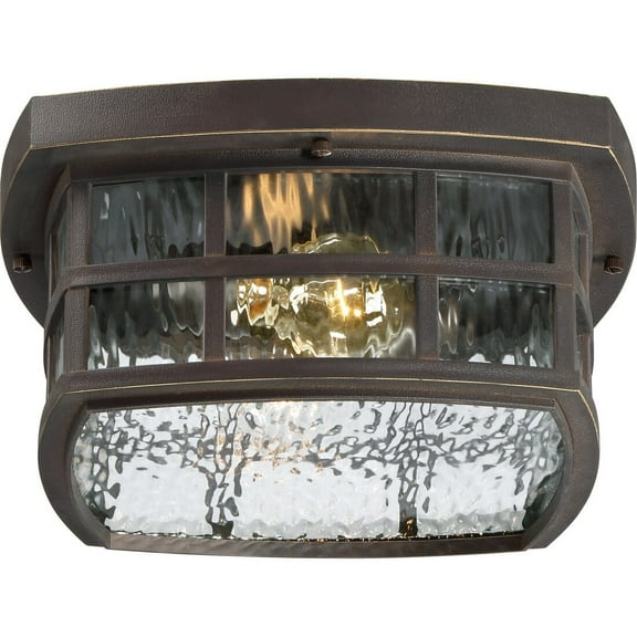 Quoizel SNN1612PN 2-Light Stonington Outdoor Lantern in Palladian Bronze