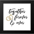 thumbnail image 2 of Dos Santos, Bella 15x15 Black Modern Framed Museum Art Print Titled - Forever And Ever, 2 of 5