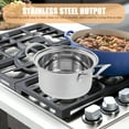 thumbnail image 4 of 201 Stainless Steel Cook Pot Soup Pan Single Small Hot Cooking Cooker Spaghetti One Individual, 4 of 6