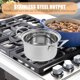 thumbnail image 5 of Small Pot Double Handle Soup Pot Kitchen Cooking Pot Sauce Pan Noodle Cooking Pot, 5 of 6