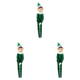 thumbnail image 1 of Adorno Halloween Felpa Muñeco Elfo Pierna Larga para Fiesta Navidad () Verde, 1 of 4