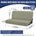 thumbnail image 7 of Qpednta Green Camper Couch Cover Set for RV Jackknife Sofa Bed Stretch, 2-Piece, Slipcovers, Stain Resistant, RV Couch Covers, Anti-Slip, Furniture Covers, 7 of 7