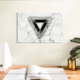 thumbnail image 3 of Elephant Stock Black White Grey Abstract Wall Art - Horizontal Canvas Wall Art - Living Room Wall Decor - Abstract Canvas - Black And Gray Decor - 12" x 8", 3 of 8