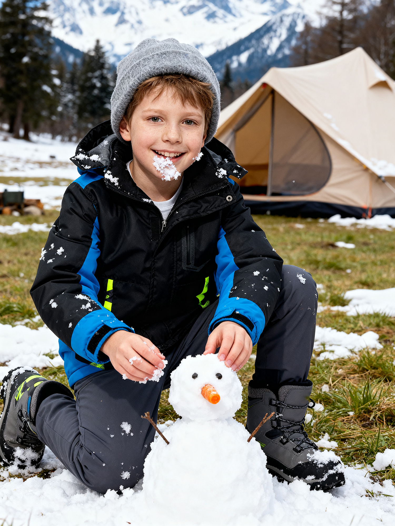 Wantdo Boys' Waterproof Ski Jacket with Removable Hood photo 7