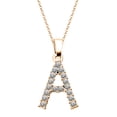 thumbnail image 1 of Collar del alfabeto de las mujeres Cadena de clavícula femenina Collar de oro colgante Wmkox8yi sjalhkljlk6236, 1 of 4