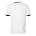 thumbnail image 3 of Unisex Keeper Ringer T-Shirt WHITE/ BLACK L, 3 of 5
