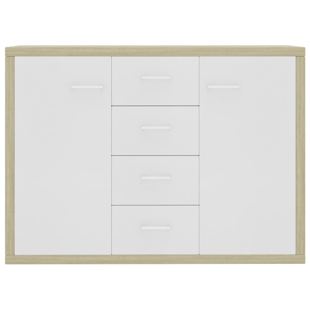 Kepooman Modern Cabinet Storage, Bathroom Cabinet with Two Doors and Four Draws, Buffet Sideboard for Living Room, Light Gray Kepooman Modern Cabinet Storage, Bathroom Cabinet with Two Doors and Four Draws, Buffet Sideboard for Living Room, Light Gray