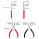 thumbnail image 5 of Herramienta para Hacer Bucles de Alambre, Mandril para Hacer Bucles de Alambre y Alicates para Hacer Enganches 6 en 1 para Envolver Alambre de Joyería y Formar Saltos, Color Rojo, 5 of 5