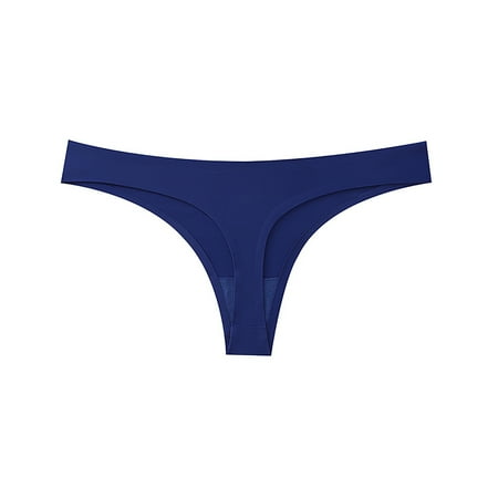 

Underwear For Women Underpants Bikini Knickers Elastic T Shirt Ice Silk Seamless Panties 6 Pack