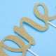 thumbnail image 3 of EeaseMX Adorno para tarta de primer cumpleaños de un solo lado, decoración para tarta de primer cumpleaños, adorno dorado para tarta, suministros para fiesta (dorado), 3 of 7