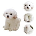 thumbnail image 5 of JUNWELL Stuffed Plush Dog Animal Puppy Toys Kids Animals Doll Maltese Baby Realistic Ornament Pillow Figurine Dolls Gifts, 5 of 7