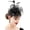 Black, variant on Fascinator Hats for Women Tea Party Hat Kentucky Fascinators Headband Derby Hats Wedding Carnival