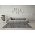 thumbnail image 3 of Ahgly Company Indoor Round Abstract Gray Modern Area Rugs, 7' Round, 3 of 4