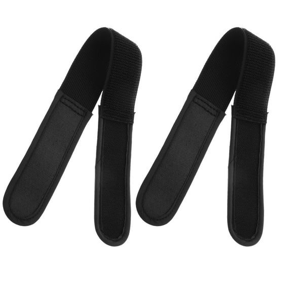 MEIBUTYUP 1Pair Elastic Waist Belt Unisex Nylon Material No Buckle with Hook Loop Fastener
