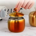 thumbnail image 4 of AMERTEER Pot à Condiments en Acier Inoxydable pour Cuisine Design Adorable Pot à Épices Sel Sucre avec Couvercle, 4 of 7