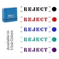 thumbnail image 7 of Printtoo Reject Self Inking Rubber Stamp Pre-Inked Office Stamp- Home Office Business Stationery, Blue- 42 x 9 mm, 7 of 7