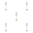 thumbnail image 3 of kurtrusly Earring Display Stand Human Ear Model Organizer Holder Showcase Stud Jewelry Right Translucent Height: 18cm 5Set, 3 of 6