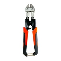 DEXIMRO Mini Bolt Cutter 8-inch, Spring Loaded Small Heavy Duty Wire Cable Cutter, Snips Clippers with Soft Anti-Slip Handle