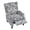 Recliner-Rococo Black, variant on DREAMSIDEA Push Back Recliner Chair Living Room, Wingback Reclining Sofa Chair, Fabric Floral Recliner Reading Chair with Footrest for Living Room/Office/Apartment, Bird