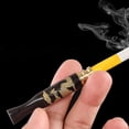 thumbnail image 3 of Boquilla de madera para cigarrillos con filtro de tabaco para hombres fumadores, desmontable, limpia, gruesa y fina, 3 of 5