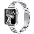 thumbnail image 1 of Correa fina de Metal para mujer para Apple Watch 38mm 40mm 41mm correa de pulsera delgada de acero inoxidable para iWatch SE 8/7/6/5/4/3/2/1 pulsera Tan Jianjun unisex, 1 of 2