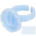 thumbnail image 2 of Cils Colle Anneau Tasse, 100pcs Jetables Cils Colle Outil d'Extension de Cils Jetables Cils Colle Anneau Tasse Ultra Réactif, 2 of 14