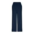 thumbnail image 5 of ClodeEU Womens High Waisted Corduroy Pants With Button,Baggy Casual Wide Leg Trouse With Pockets Navy,Womens Plus M, 5 of 8