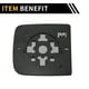 thumbnail image 4 of Repuesto de vidrio de espejo 1 Pcs único para Dodge para Ram 1500 2500 3500 2009-2018 lado izquierdo con placa de respaldo blanca No.68067727AA, 4 of 6