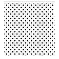 thumbnail image 2 of Ambesonne Polka Dot Shower Curtain, Rounds Retro Design Art, 69"Wx75"L, Black White, 2 of 4