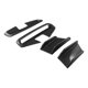 thumbnail image 2 of Car Front Bumper Side Splitter Spoiler Canards for BMW Carbon Fiber, 2 of 5