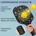 thumbnail image 4 of Pickleball Paddles Set,Pioneer Flower Floral Print Pattern Fiberglass Surface Pickleball Racket Set with 2 Indoor Outdoor Pickleball Balls and Pickleball Bag,Pickle-ball Equipment, 4 of 6