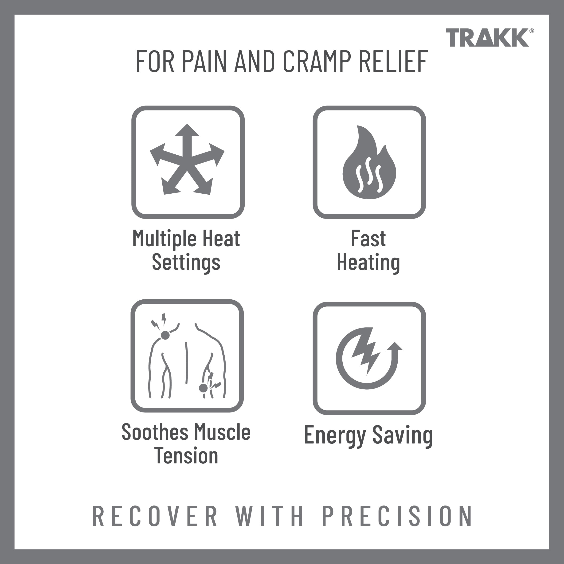TRAKK ELECTRIC HEATING PAD - 12" x 24"