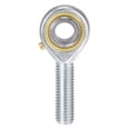 thumbnail image 1 of Unique Bargains POS10 Roulement d'Extrémité de Tige Sphérique Alésage 10 mm Roulement d'Articulation Auto-Lubrifié M10x1.5 Filetage Mâle Main Droite, 1 of 6