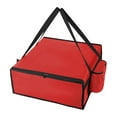 thumbnail image 3 of Bolsa térmica para pizza, calentador de pizza, ideal para uso comercial, compras, exteriores, impermeable, para viajes, catering, bolsa térmica para Rojo S, 3 of 8