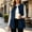 Navy, variant on Women's Fleece Vest Open Front Cable Knit Sleeveless Cardigan Coat with Pockets for Cozy Fall Winter Layering and Everyday Wear