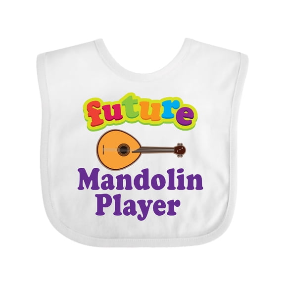 Inktastic Future Mandolin Player Music Boys or Girls Baby Bib