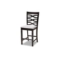 thumbnail image 2 of Baxton Studio Lanier Modern and Contemporary Gray Fabric Upholstered Espresso Brown Finished 5-Piece Wood Pub Set, 2 of 7