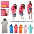thumbnail image 2 of Towel Bathrobe Beach Quick Drying Adult Swimming Hooded Absorbent Bath Nice [ ^β U6T9, 2 of 5