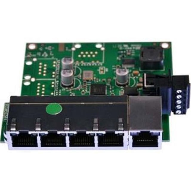 Brainboxes SW-105 Fast Ethernet 5 Ports Plage de Température Intégrée de 40 à Plus 176F