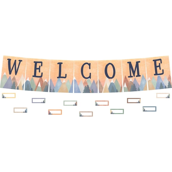 Teacher Created Resources Moving Mountains Welcome Bulletin Board Set