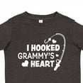 thumbnail image 4 of Inktastic I Hooked Grammy's Heart with Fishing Rod Boys or Girls Toddler T-Shirt, 4 of 5