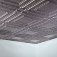 thumbnail image 5 of FASÄDE Coffer Decorative Vinyl 2ft x 2ft Lay in Ceiling Panel in Galvanized Steel(5 Pack), 5 of 5