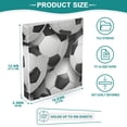 thumbnail image 5 of Football Hardcover 3 Ring Binder 1.5 inch Round Rings with Interior Pockets Binders Organizer Office School 1 Pack, 5 of 9